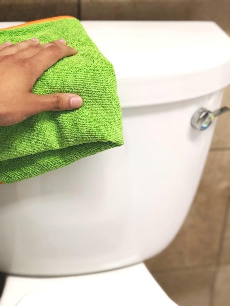 Silver Killer GREEN Antibacterial Microfiber Towels 16"x16" SilverClear (6 Pack)