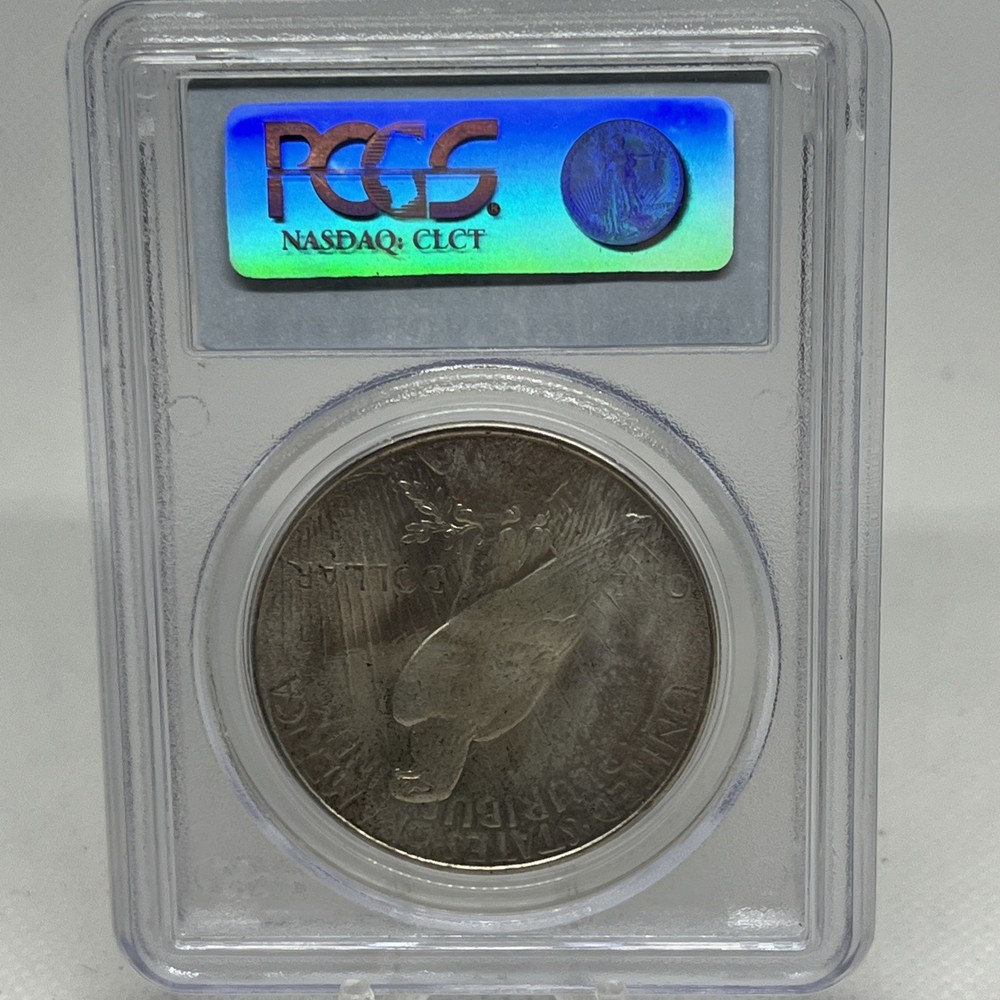 1934 PEACE SILVER DOLLAR $1 PCGS MS63