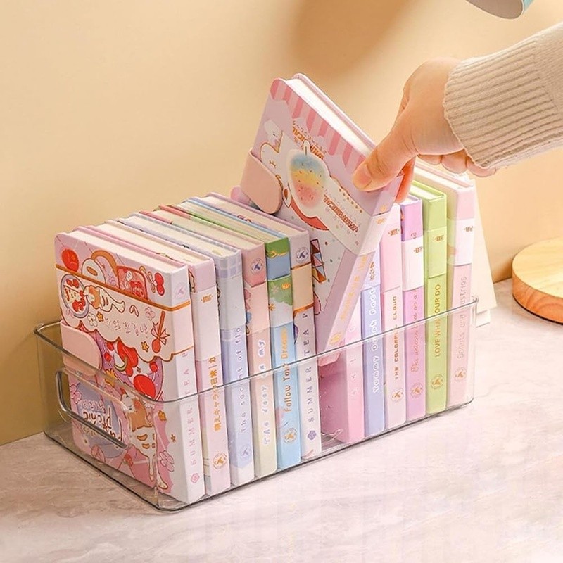 Clear Plastic Storage Bins Stackable Organizers Home Storage Heavy Duty New