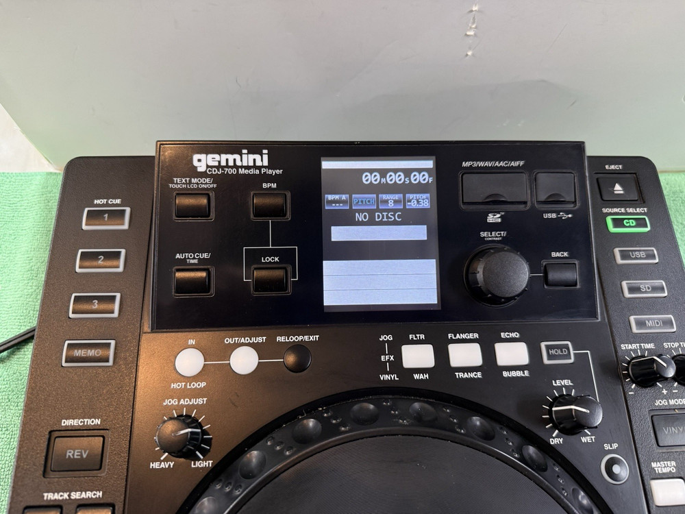Gemini CDJ-700 Media Player CD/MP3/SD/USB