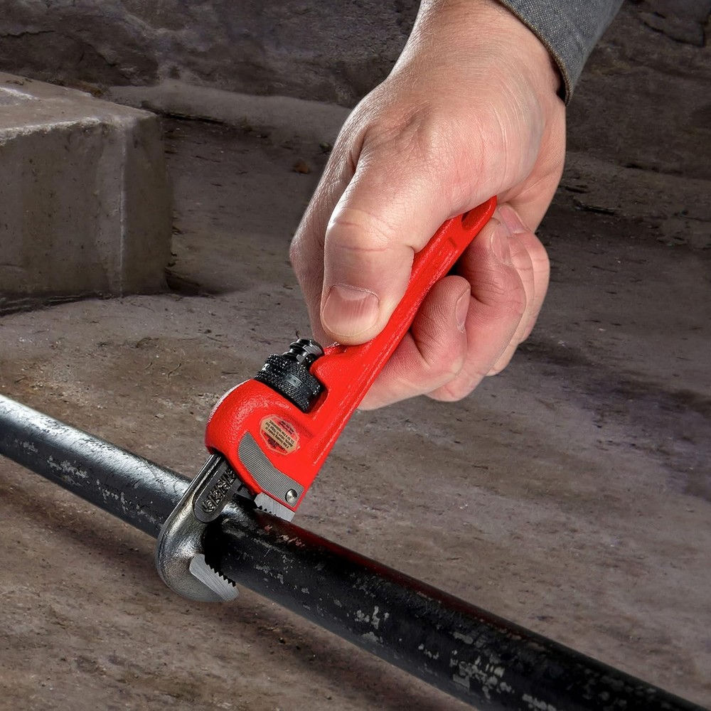 Professional-Grade 6'' Adjustable Pipe Wrench - Super Torque & Heavy-Duty Design