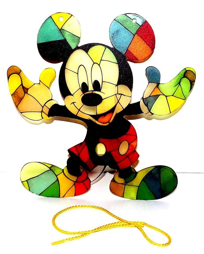 Sun Catcher MICKEY MOUSE 8" Acrylic Window Art Wall Decor #33