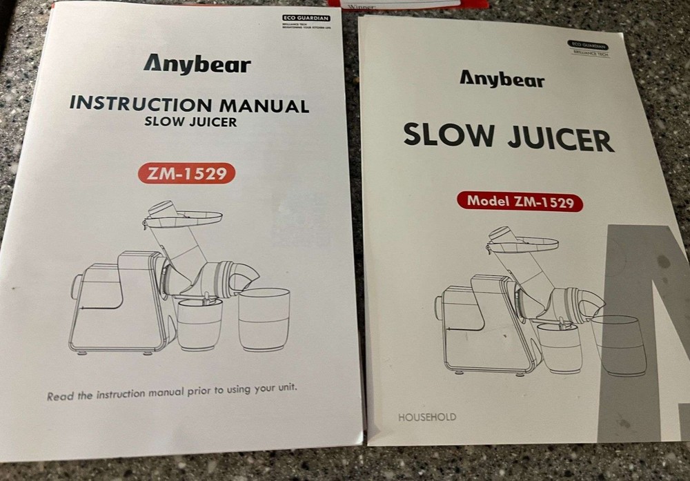 AnyBear Cold Press Juicer 200W Slow Masticating, 4.3" Large Feed Chute