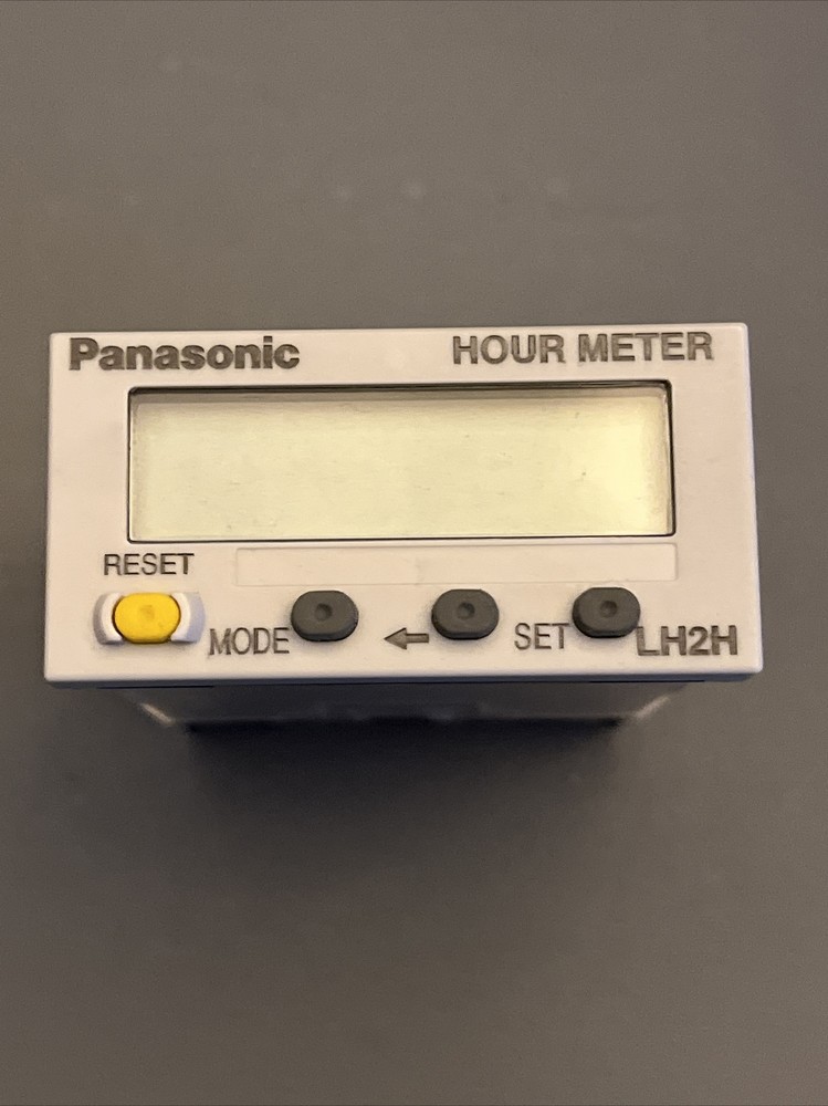 Panasonic LH2HP-FEW-HMK-B-DC24V Digital Hour Meter 7-Digit backlight