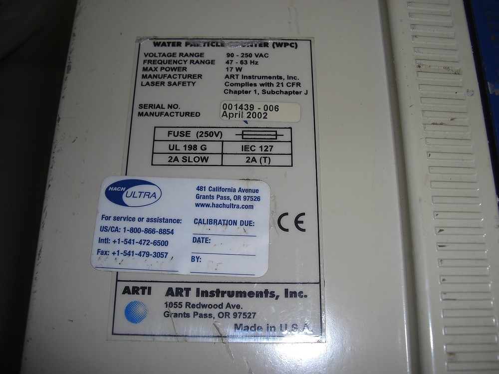 Stranco USFilter WPC-1018 water particle counter