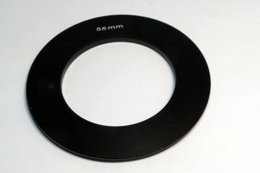 55mm Adapter Ring for Square holder Cokin size Medium P  threaded for lens