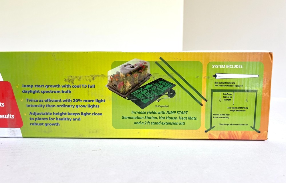 BNIB - Jump Start 2' T5 Grow Light System with Timer, JSV2T