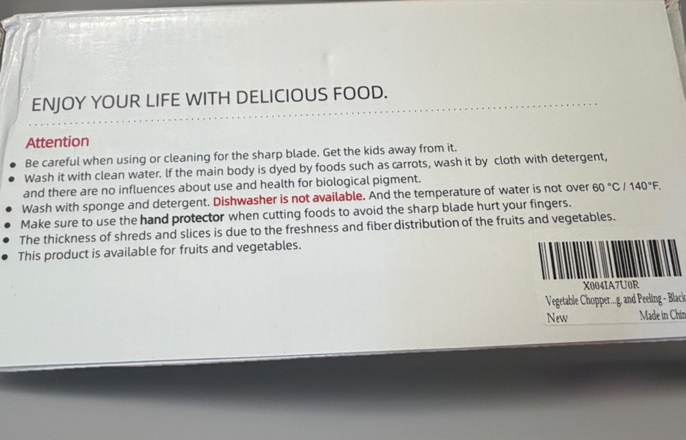 Multi-functional Vegetable Chopper/Dicer/Slicer/ Shredder with Egg Separator~New