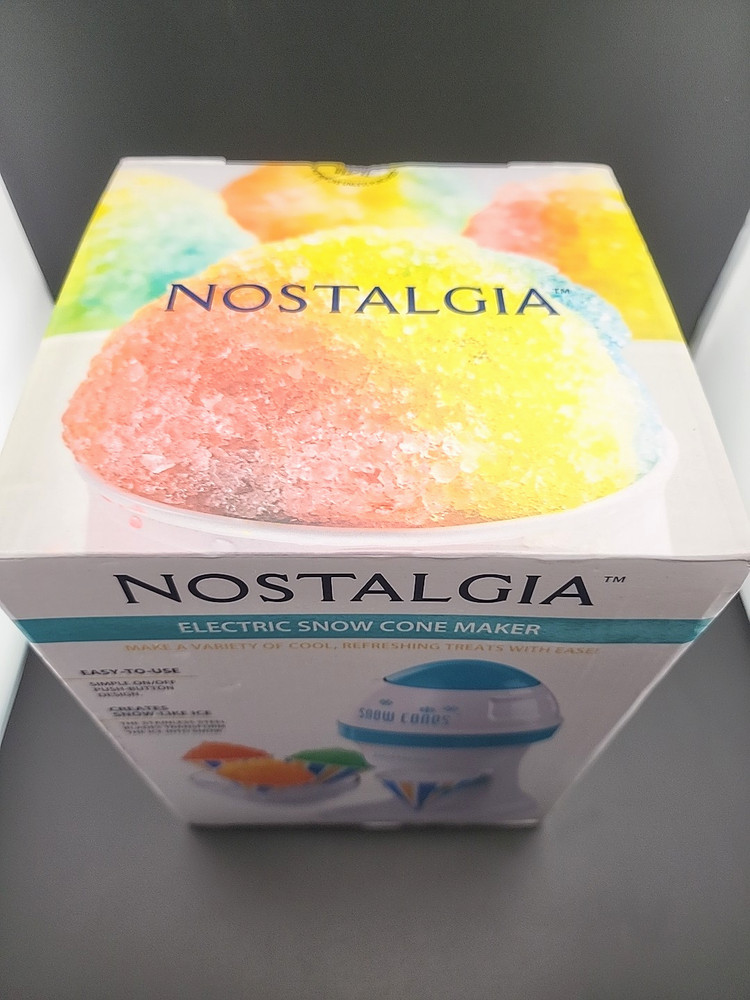 Nostalgia Electric Snow Cone & Shaved Ice Maker - NEW Sealed and includes cups!