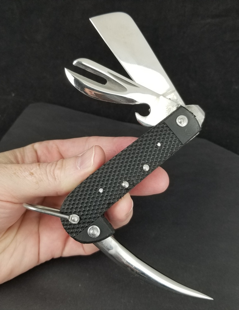 Ocoee River pocket knife German Stainless Rostfrei multi tool marlin spike