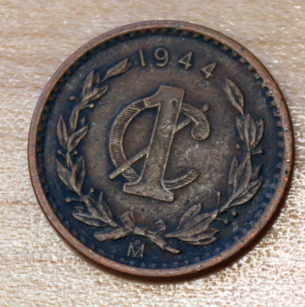 1944 Mexico 1 Centavo