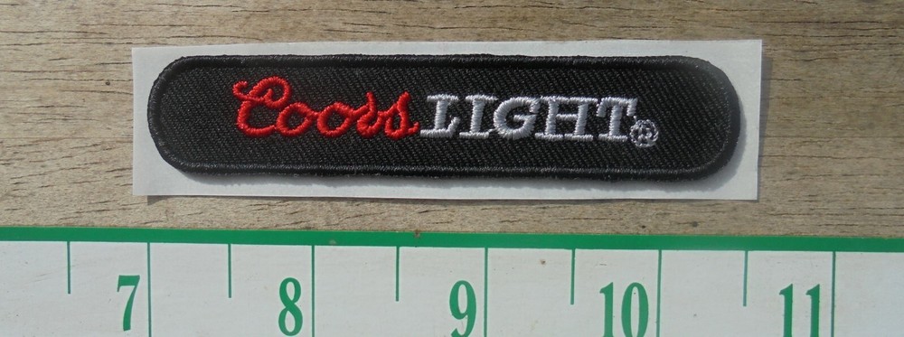 NEW/UNUSED COORS LIGHT ADHESIVE BACK HAT PATCH