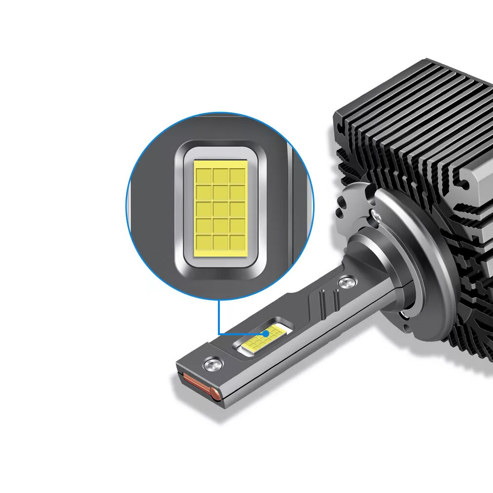 2pcs D3R D3S LED Headlight Bulbs 200W 6000K Super White HID Xenon Conversion Kit