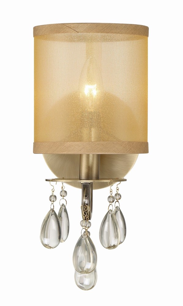 Crystorama Lighting Group 5621 Hampton 13" Tall Wall Sconce - Brass