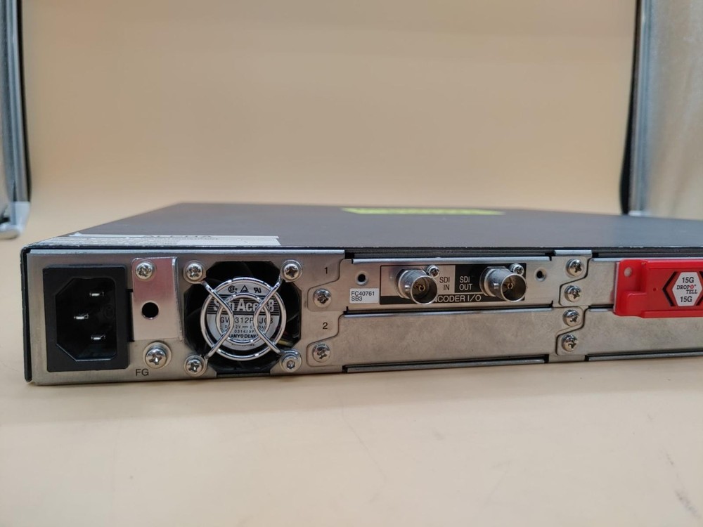 Fujitsu IP-9610 HD/SD Codec Video Encoding Digital Media Encoder *POWER TESTED*