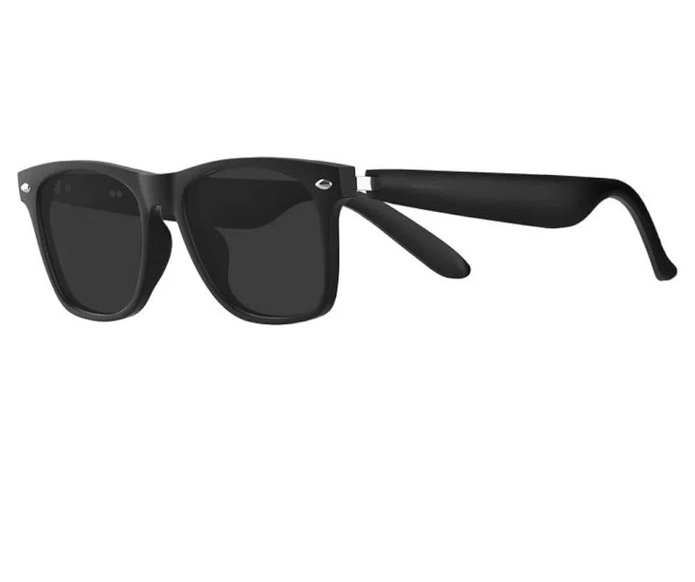 DMES AI Smart Bluetooth Sunglasses SYX31-A Black w/ Touch Control Built-in Mic