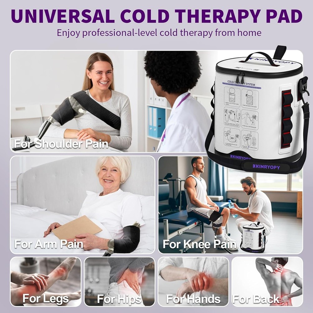 Cold Therapy Ice Machine with Continuous Circulation for Optimal Pain Management