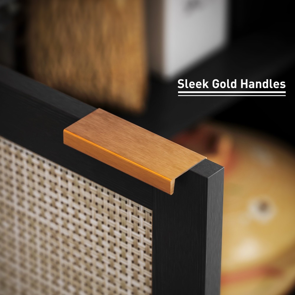 Sideboard Adjustable 3 Level Shelf Setup To Fit Your Storage Needs