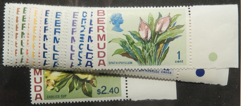 Bermuda Scott #255-271, Set of 17, Mint OG Never Hinged