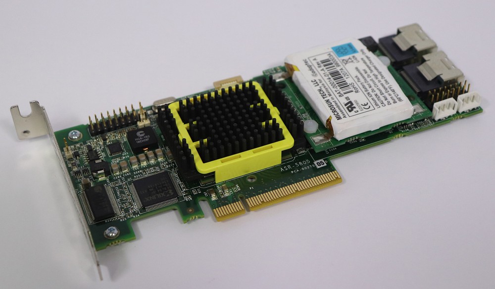 Adaptec ASR-5805 SAS/SATA RAID Adapter controller PCIe with cables