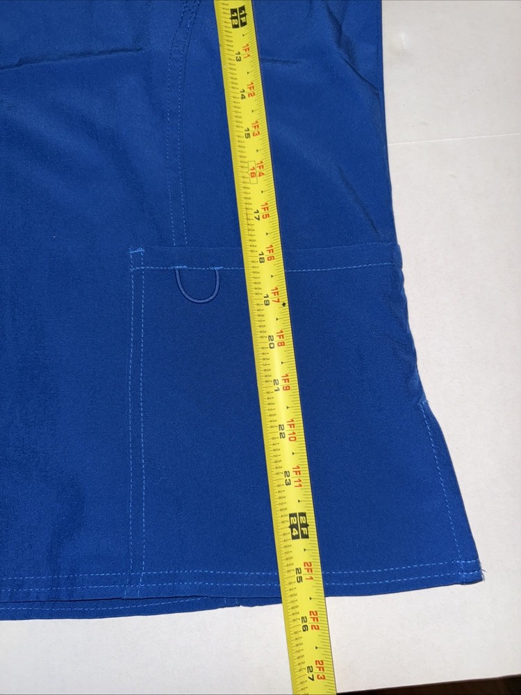 Women's Splash Scrub Top Blue XS