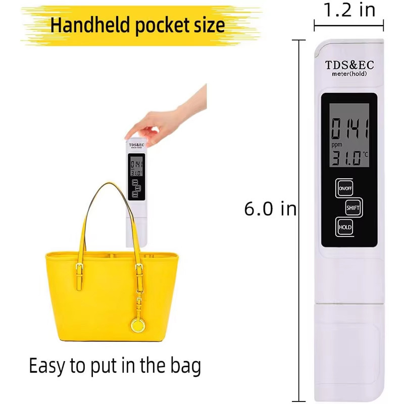 TDS Meter Digital Tester Water Quality Testing Kits for Drinking Water 0-9990ppm