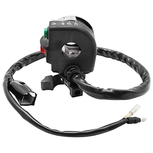 Handlebar Control Switch Button Start Stop Headlight Override for Kawasaki