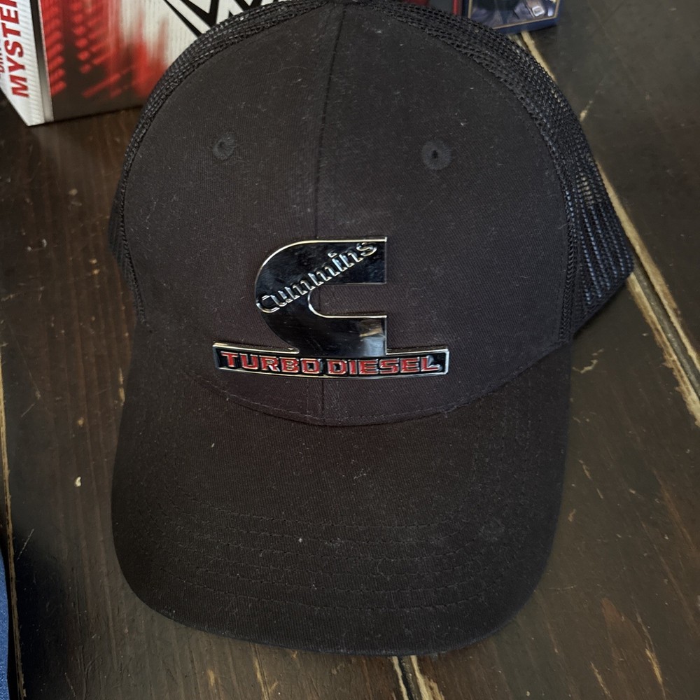 Cummins Men's TURBO DIESEL BLack Adjustable