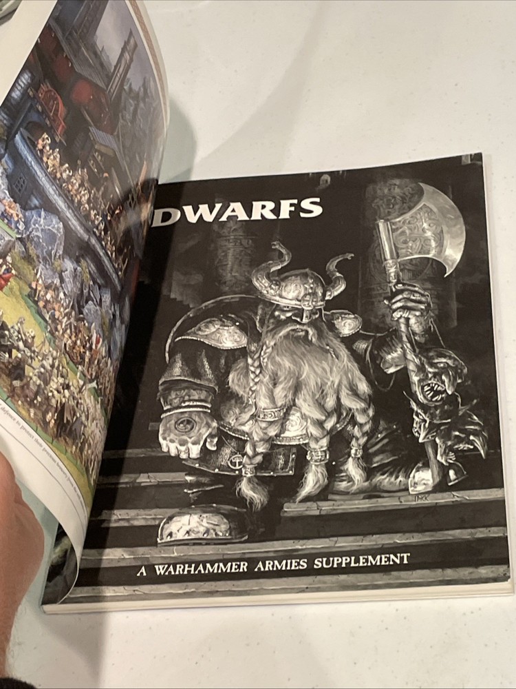Warhammer Armies Dwarfs Supplement 2000 Games Workshop Softcover Rules Book