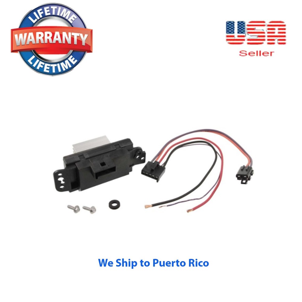 Blower Motor Resistor Speed Control Module Kit WITH CONNECTOR 19329838 19260762
