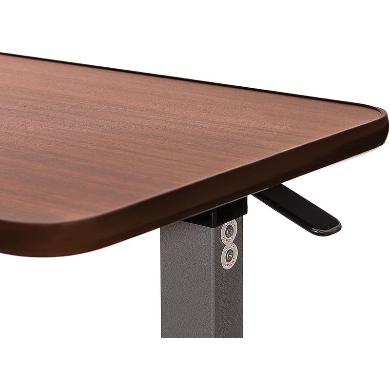 Height Adjustable Overbed Table Rolling Table Disabled Eating Reading Working US