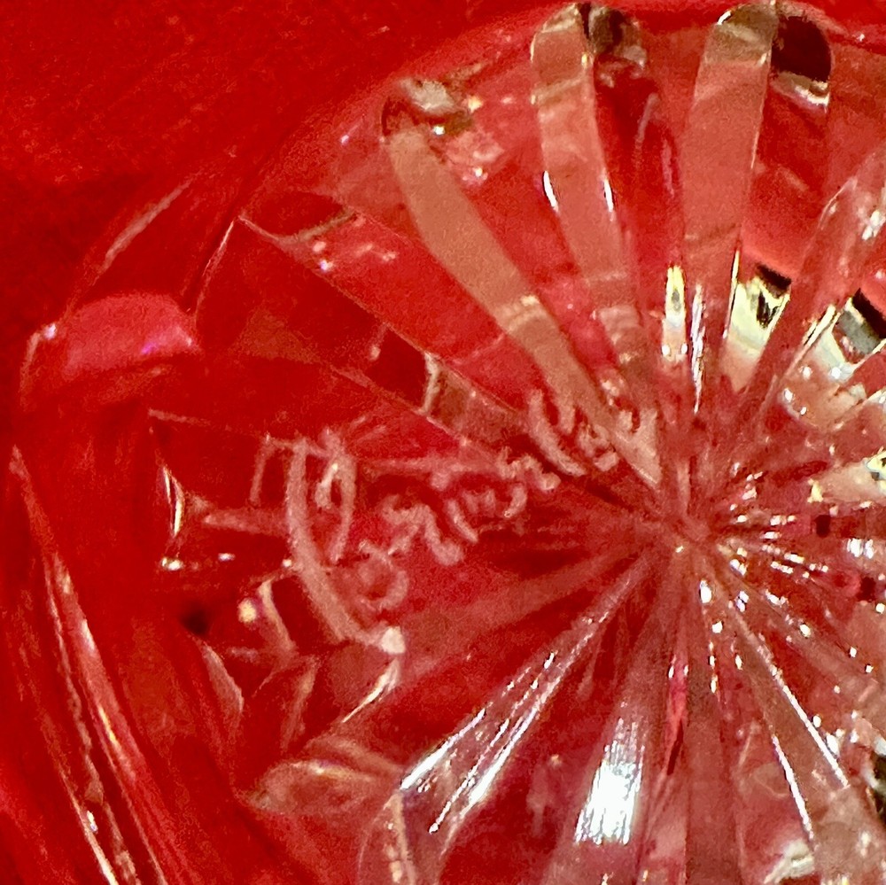 *ROYAL BRIERLEY* Crystal Creamer Pitcher Swag pattern drape EXCEL! 2 3/4"