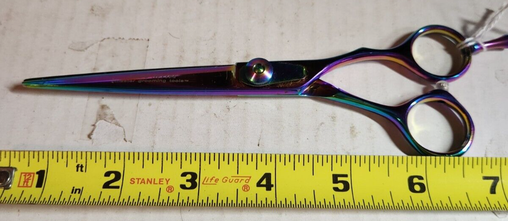 Master Grooming Tools 5200 Series Rainbow 6.5" Straight Shears