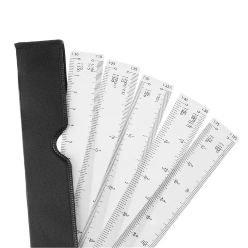 Scale Ruler Shape Multifunctional Parts Replacement Ruler Scale Shape Tools