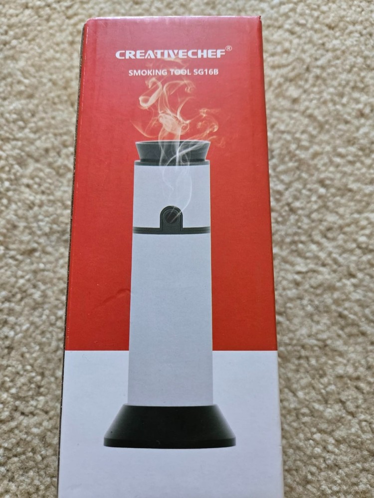 Creative Chef Smoking Tool SG16B - Black - NEW in box