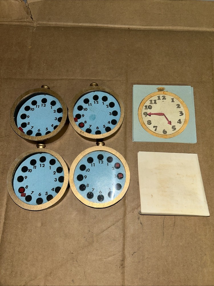 Anjar Sample ‘Watch It!’ Prototype Kid’s Time Learning Game With Instructions