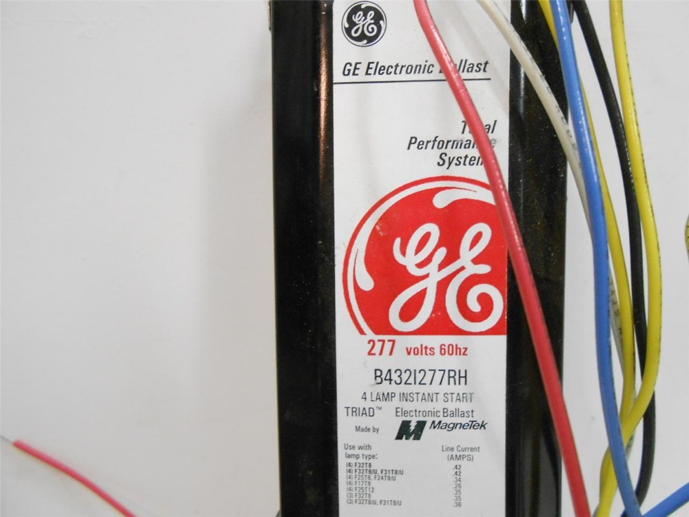 GE ELECTRONIC BALLAST B43