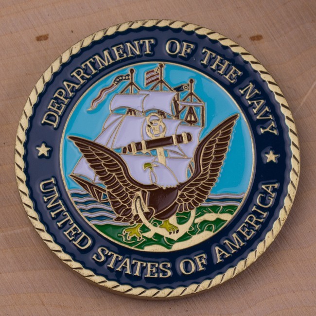 US Navy Don't Tread On Me Challenge Coin