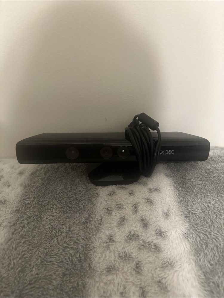 Microsoft Xbox 360 Kinect Motion Sensor Camera Black, Wired TESTED