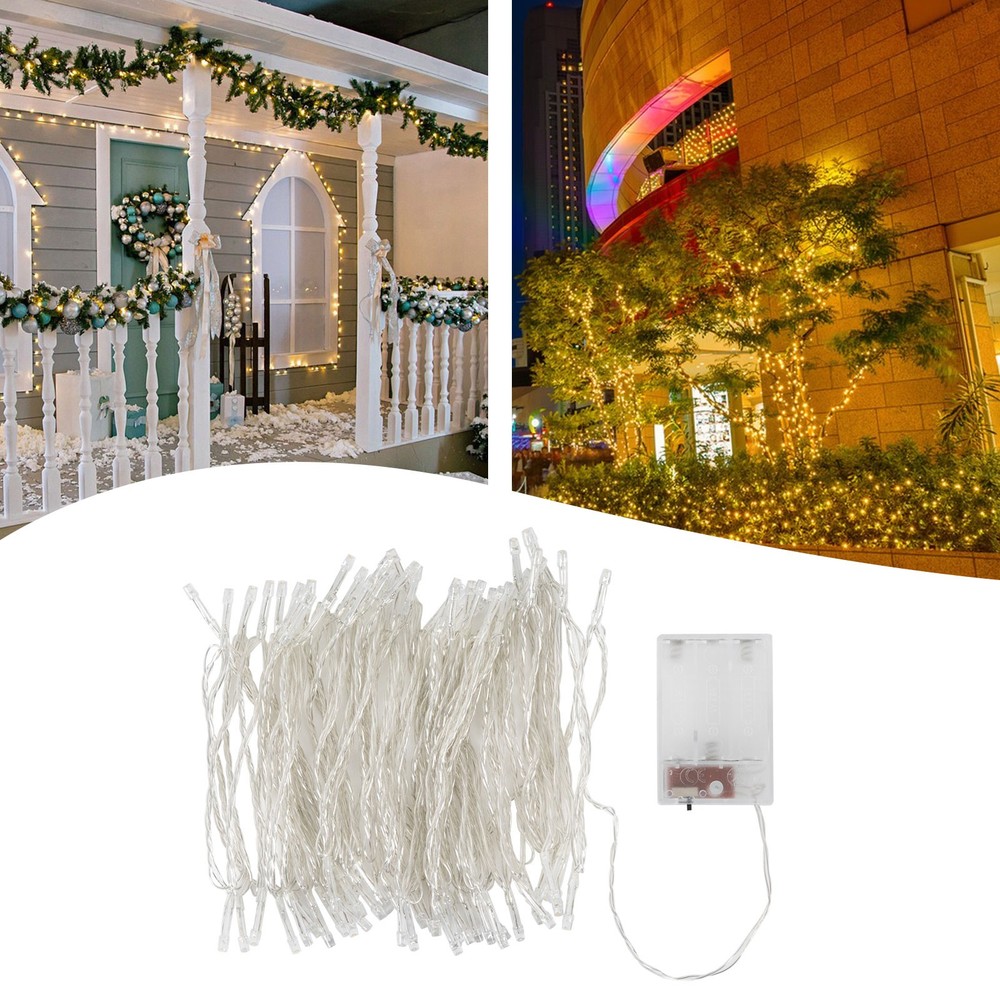 4W Warm Color 10m Decorative String Light with 80 LEDs & Controller