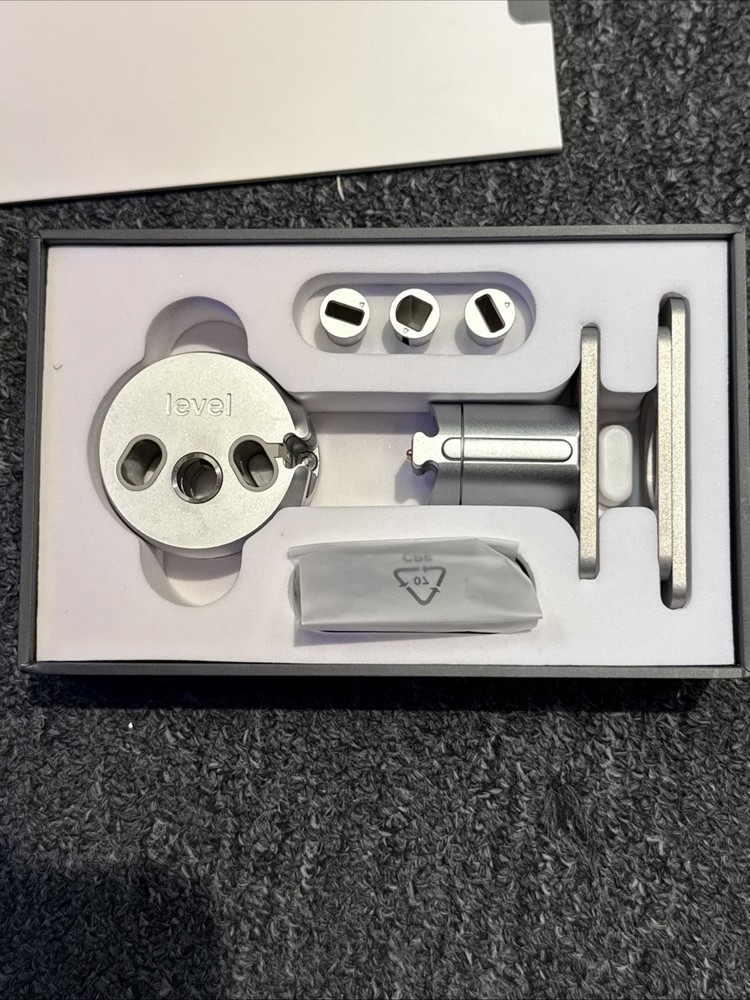 Level Bolt Retrofit Smart Lock Satin Bluetooth Deadbolt Lock C-D11U NEW