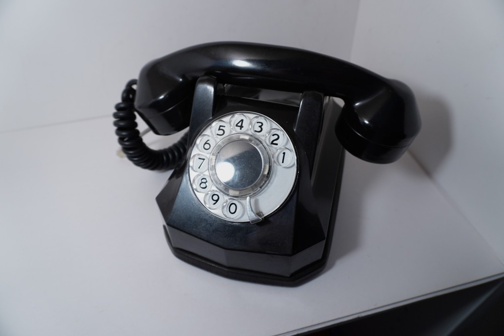 Original AUTOMATIC ELECTRIC BAKELITE A/E 40 Phone in Good Cond Partially Working