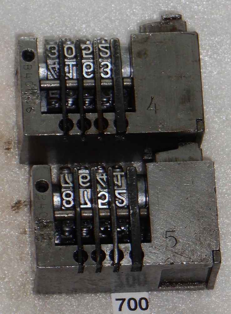 WMA| Reverse letterpress numbering machine | 700