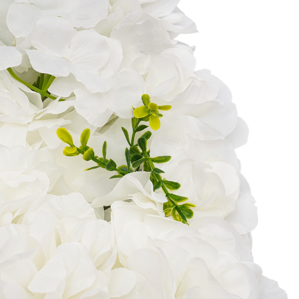 3D Flower Wall Panel-12pcs Artificial Flower Wall Background Silk Rose Wedding
