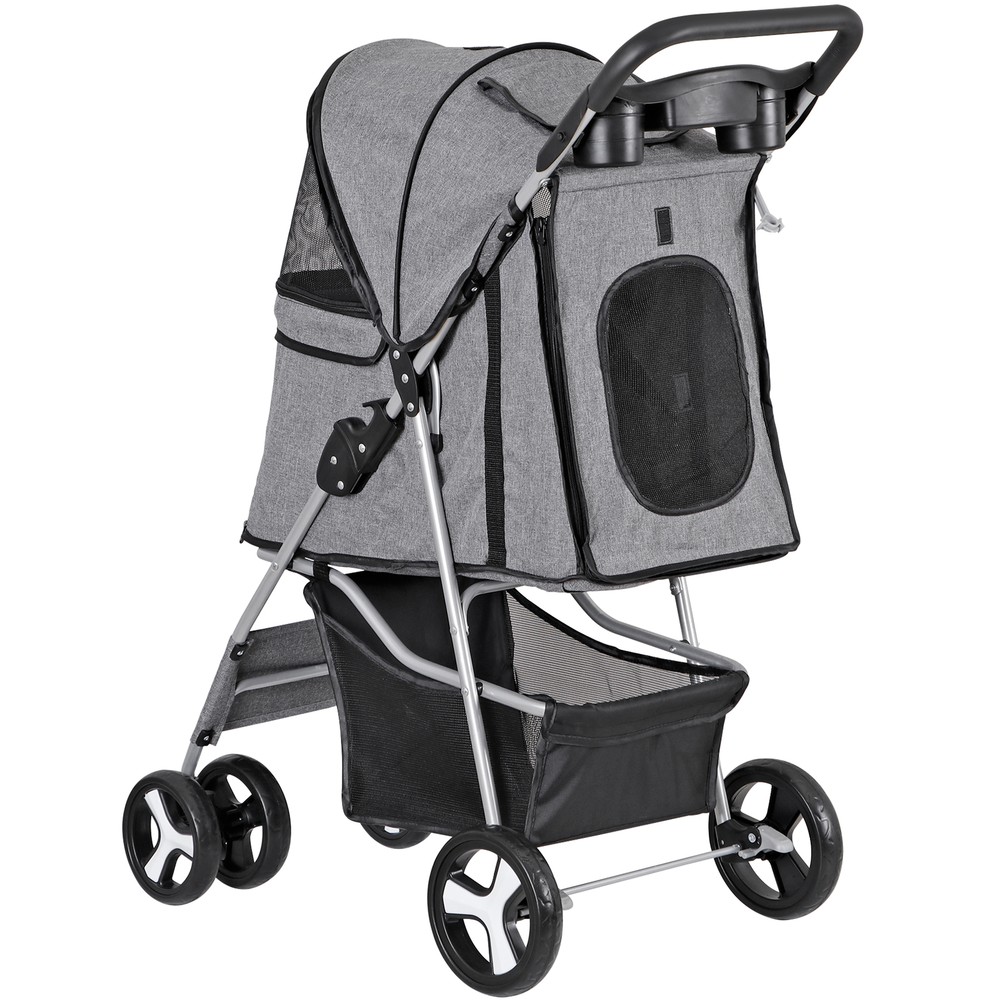 Pet Stroller for Medium Small Dogs Foldable 4 Wheels Dog Strollers Lightweight