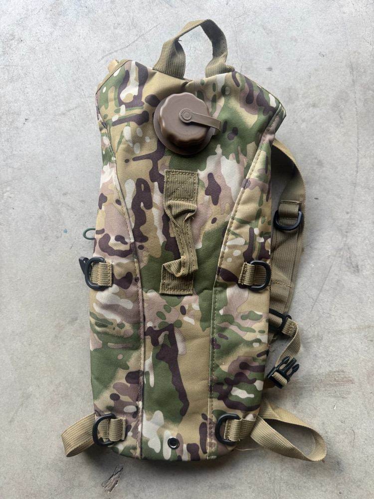 KMS Hydration Carrier Water Backpack Camo Adjustable Strap Tactical Hiking
