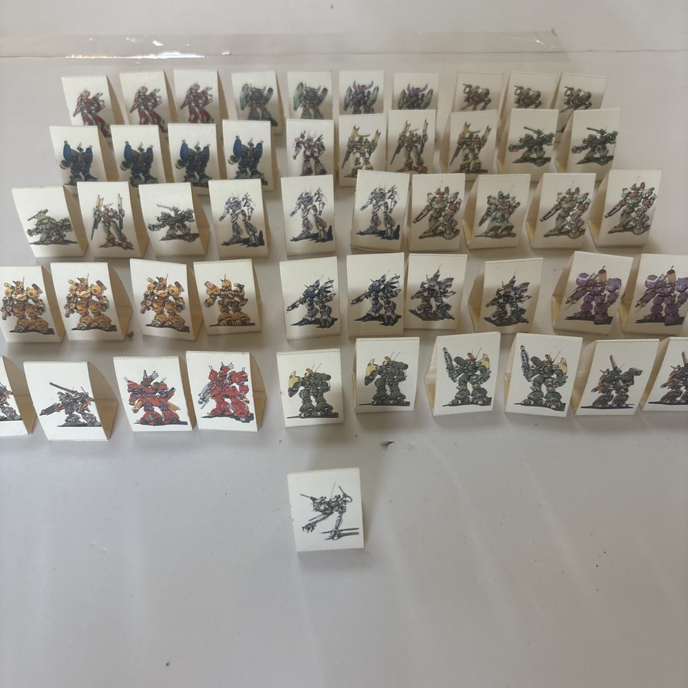 Vintage Battletech Combat Cardboard Character Standees