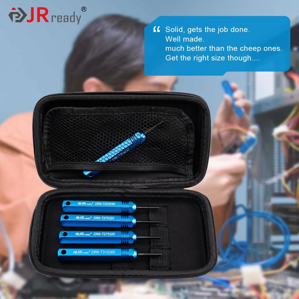 JRready ST5228 Extractor Tools,Removal Tools Kit for JST/AMP .062" /Molex...