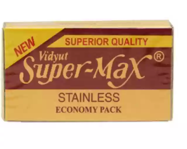 100 Super Max Stainless Double Edge Razor Blades