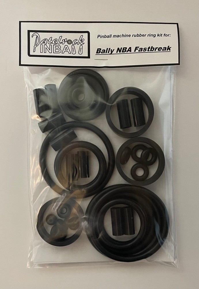 1997 Bally / Midway NBA Fastbreak Pinball Machine Rubber Ring Kit